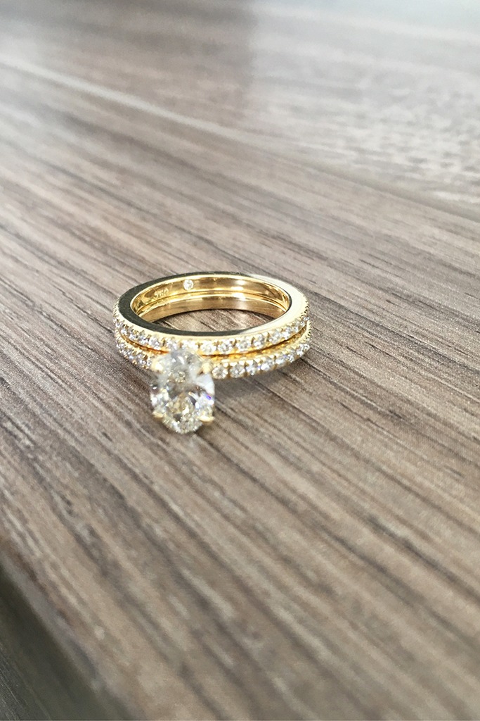 Matching your wedding band to your engagement ring